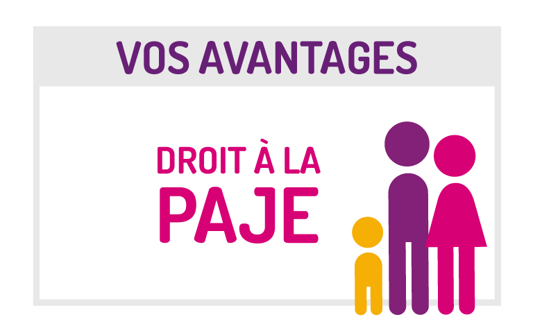 Vos avantages : droit à la paje